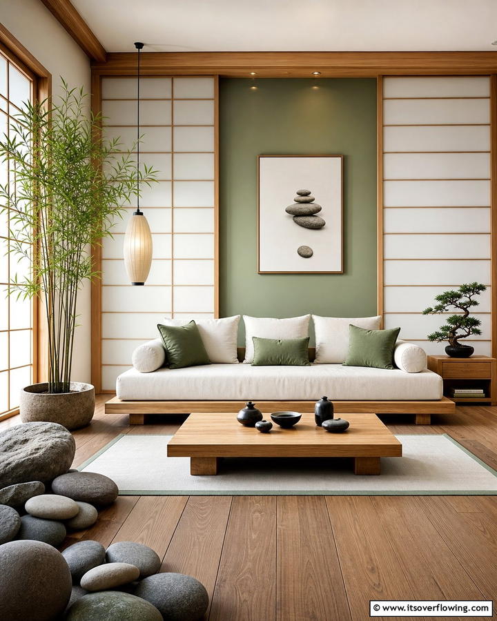 Zen Inspired Tranquility - 21 Minimalist Living Room Ideas to Simplify Your Space