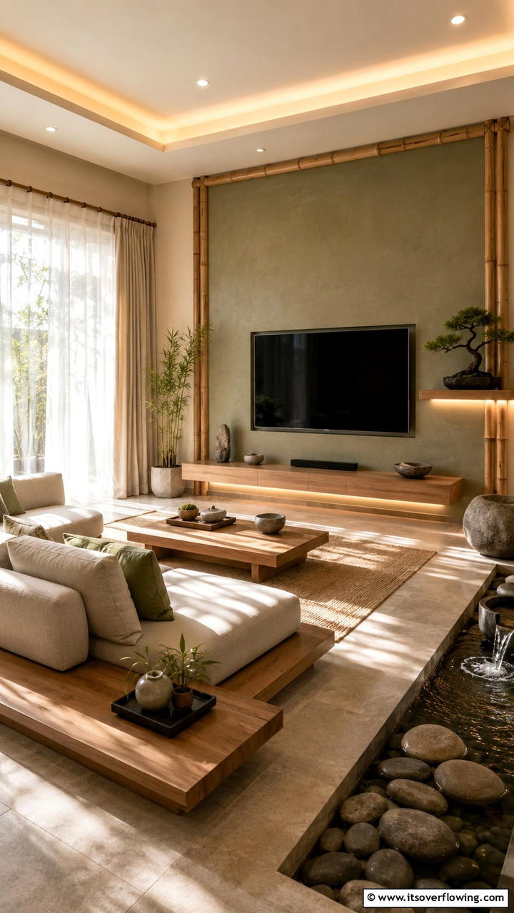 Zen Inspired Tv Room - 21 Cozy TV Room Ideas for Ultimate Entertainment Spaces