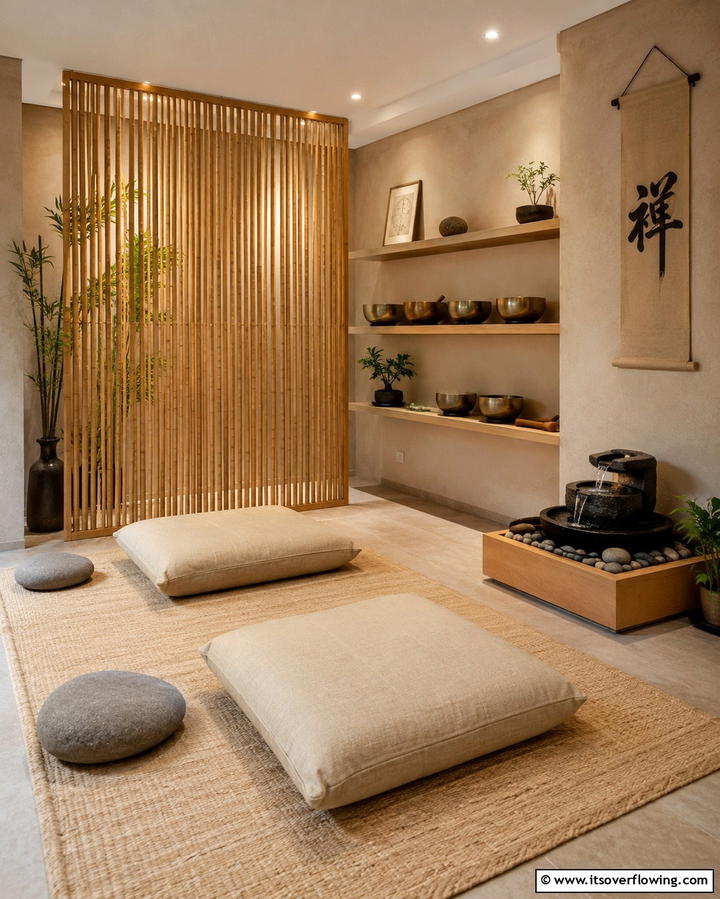 Zen Meditation Corner - 30 Garage Makeover Ideas to Transform Your Space