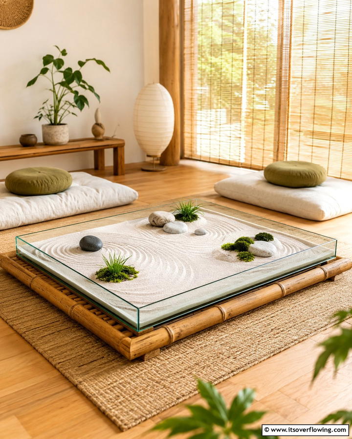 Zen Sand Garden Terrarium - 30 Creative Terrarium Ideas for Indoor Gardening Enthusiasts