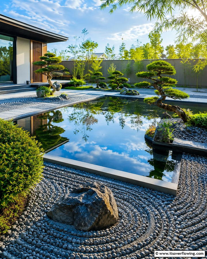 Zen Water Feature - 30 Backyard Pond Ideas for Serene Water Features