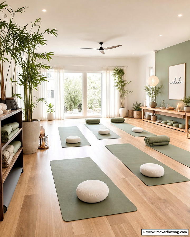 Zen Yoga and Meditation Room - 21 Bonus Room Ideas to Maximize Unused Spaces