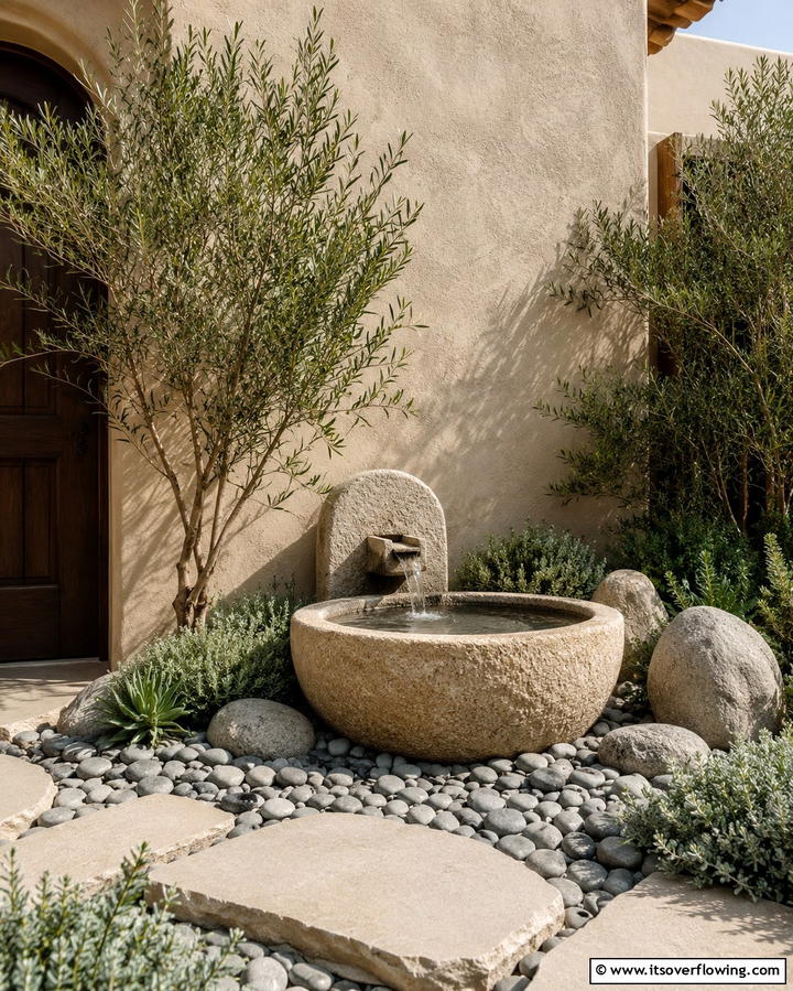 Zen inspired Mediterranean Nook - 30 Mediterranean Garden Ideas to Create a Coastal Oasis