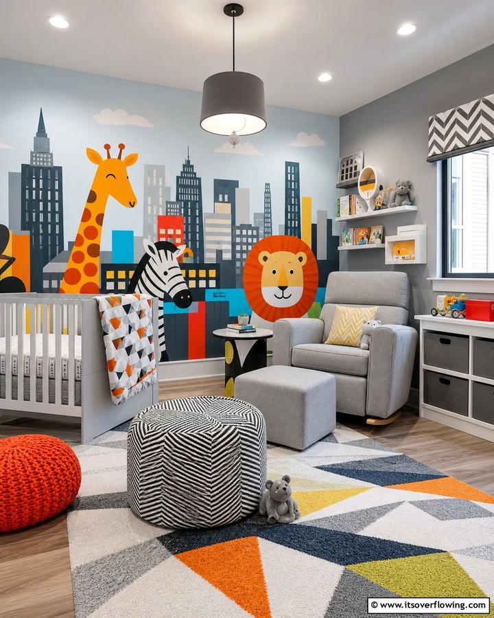Zootopia Urban Nursery - 30 Disney Nursery Ideas for Magical Baby Rooms