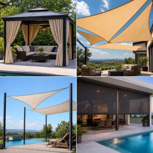 17 Pool Shade Ideas for Stylish Outdoor Swimming Areas
