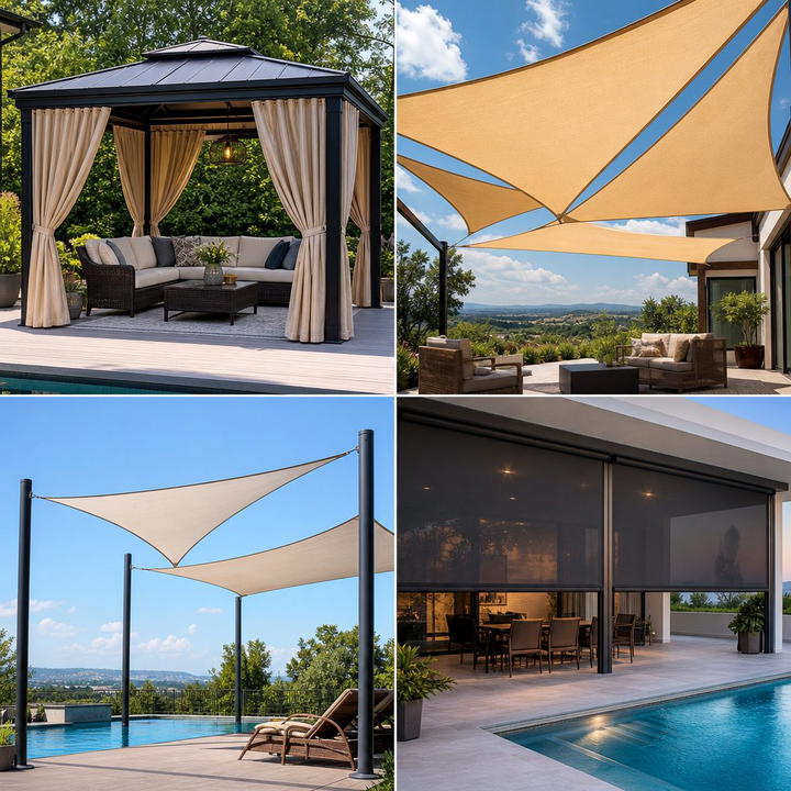 Moveable Pool Shade 17 Pool Shade Ideas for Stylish Outdoor Swimming Areas