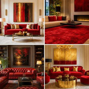 17 Red Living Room Ideas for Dramatic Modern Interiors