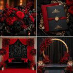 17 Red and Black Wedding Ideas for Dramatic Nuptials