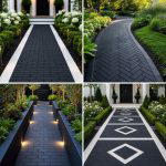20 Black Brick Walkway Ideas for a Dramatic Entrance
