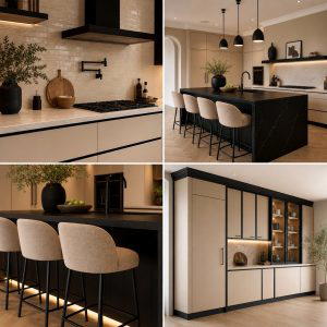 20 Black and Beige Kitchen Ideas for a Timeless Look