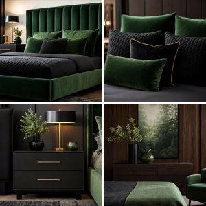 20 Black and Green Bedroom Design Ideas for a Bold Look