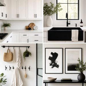 20 Black and White Laundry Room Ideas for Style
