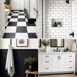 20 Black and White Powder Room Ideas for a Classic Style