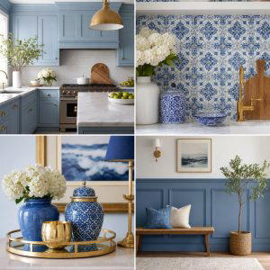 20 Blue French Country Kitchen Ideas- Charming and Bright