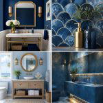 20 Blue Powder Room Ideas- Small Space, Big Style