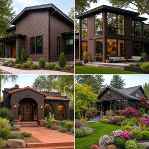 20 Chocolate Brown House Exterior Design Ideas