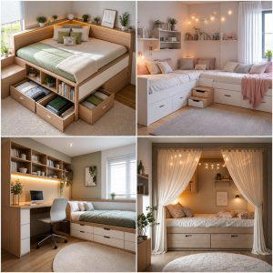 20 Creative Corner Bed Ideas for Small Spaces