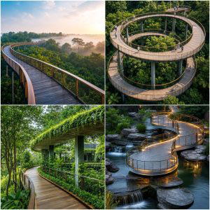 20 Elevated Walkway Ideas for a Unique Landscape
