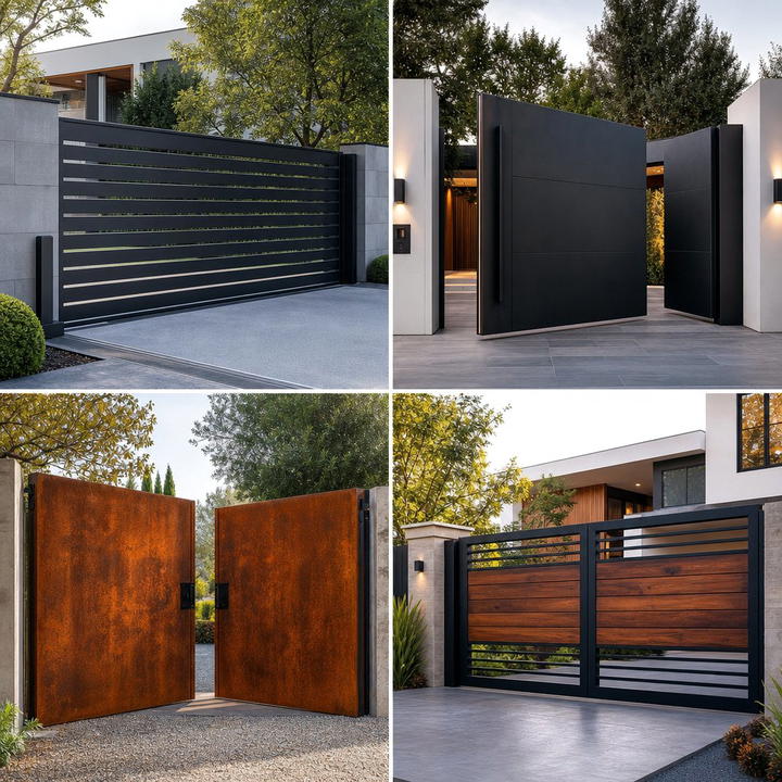 30 Inviting Front Gate Designs for Home Entrances