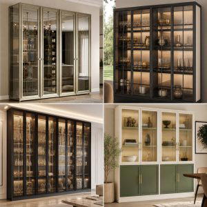 20 Modern Style Glass Kitchen Cabinets for a Sleek Look