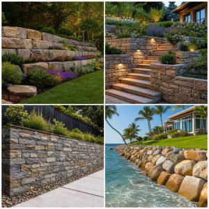 20 Natural Rock Retaining Wall Ideas for a Stunning Yard