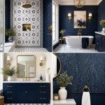 20 Navy Blue Powder Room Ideas for a Chic Look