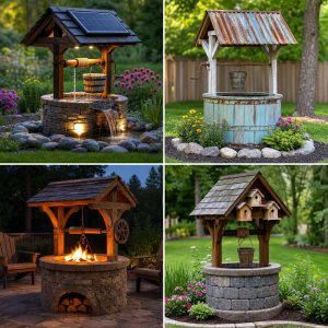 20 Outdoor Wishing Well Garden Ideas for Enchantment