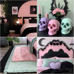 20 Pastel Goth Bedroom Ideas for a Unique Aesthetic