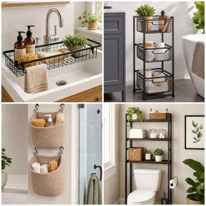 20 Pedestal Sink Storage Ideas for Organized Bathrooms