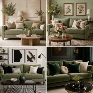 20 Stylish Sage Green Couch Living Room Ideas