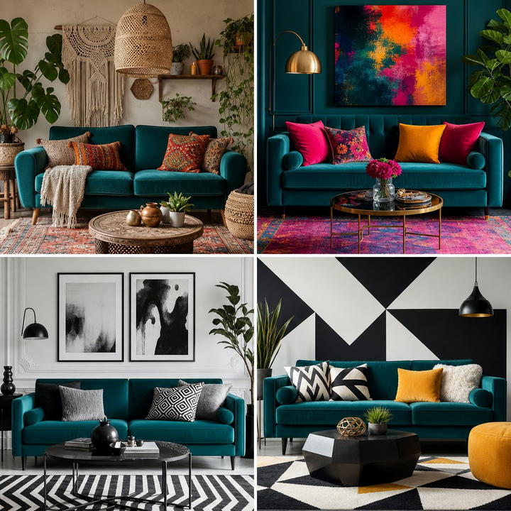 20 Teal Couch Living Room Ideas for a Bold Statement