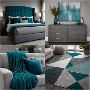 20 Teal and Grey Bedroom Ideas for a Modern Look