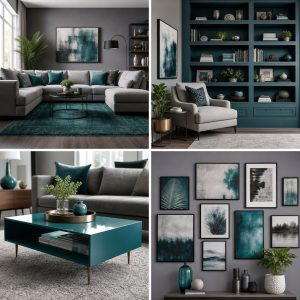 20 Teal and Grey Living Room Ideas for a Bold Aesthetic