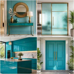 20 Turquoise Front Door Ideas for a Pop of Color