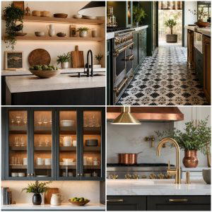 20 White Kitchen Ideas With Black Island for Contrast