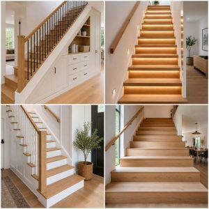 20 White Oak Staircase Ideas for a Modern and Warm Home