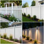 20 White Privacy Fence Ideas for a Classic Look