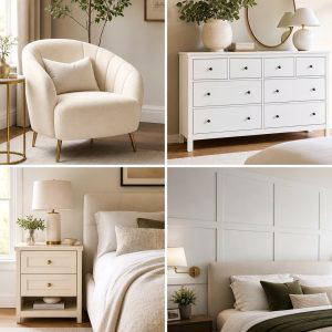 20 White and Cream Bedroom Ideas for a Serene Retreat