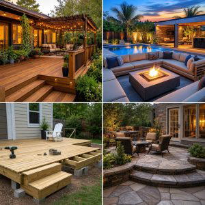 21 Above-Ground Pool Deck Ideas for Backyard Fun