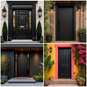 21 Black Front Door Ideas for Bold First Impressions