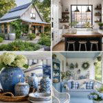 21 Blue Farmhouse Kitchen Cabinet Ideas for Rustic Charm