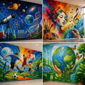21 Creative School Mural Ideas to Inspire Students