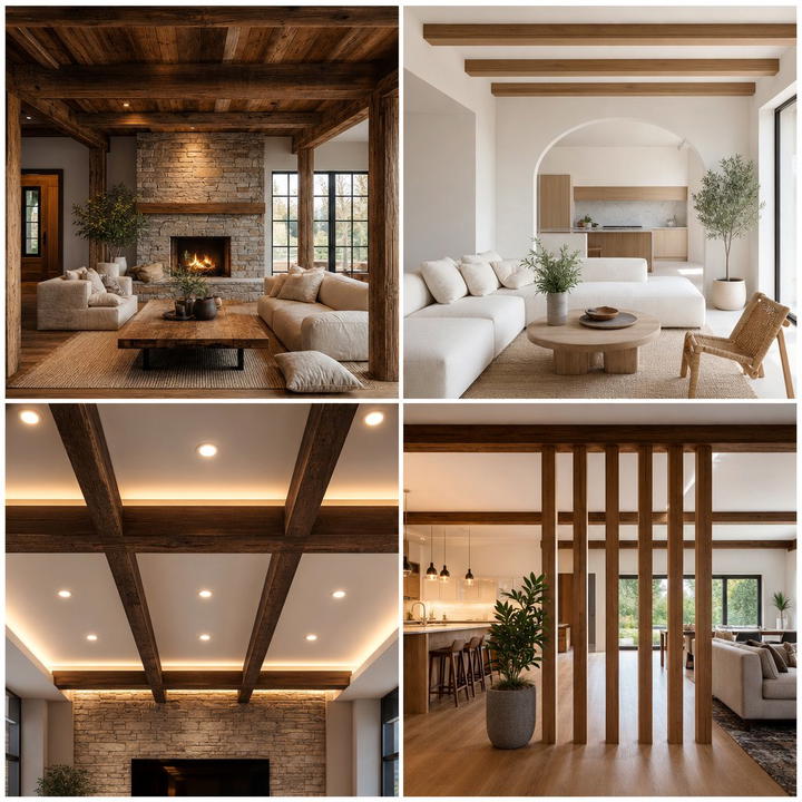 21 Decorative Ceiling Beam Ideas for Rustic Charm