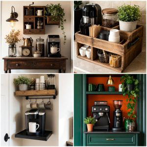 21 Functional Coffee Station Ideas for Kitchen or Office