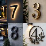 21 House Number Ideas to Boost Curb Appeal Creatively
