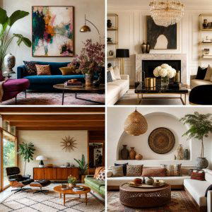 21 Living Room Ideas With Black Couches- Modern Style