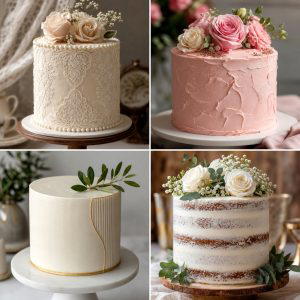 21 Naked Wedding Cake Ideas for Minimalist Elegance