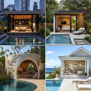 21 Pool House Concepts for Stylish Backyard Escapes and Storage