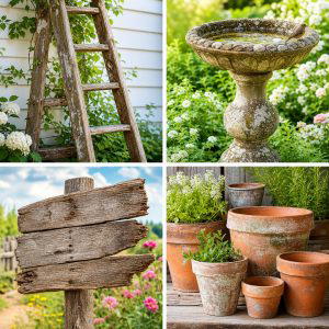 25 Backyard Decorating Ideas With Antique Finds To Try