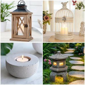 25 Backyard Decorating Ideas With Candle Holders For Glow